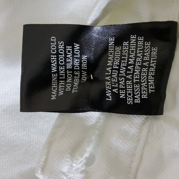 Blank NYC Distressed White Shorts Overall Size 26 - Picture 4 of 5